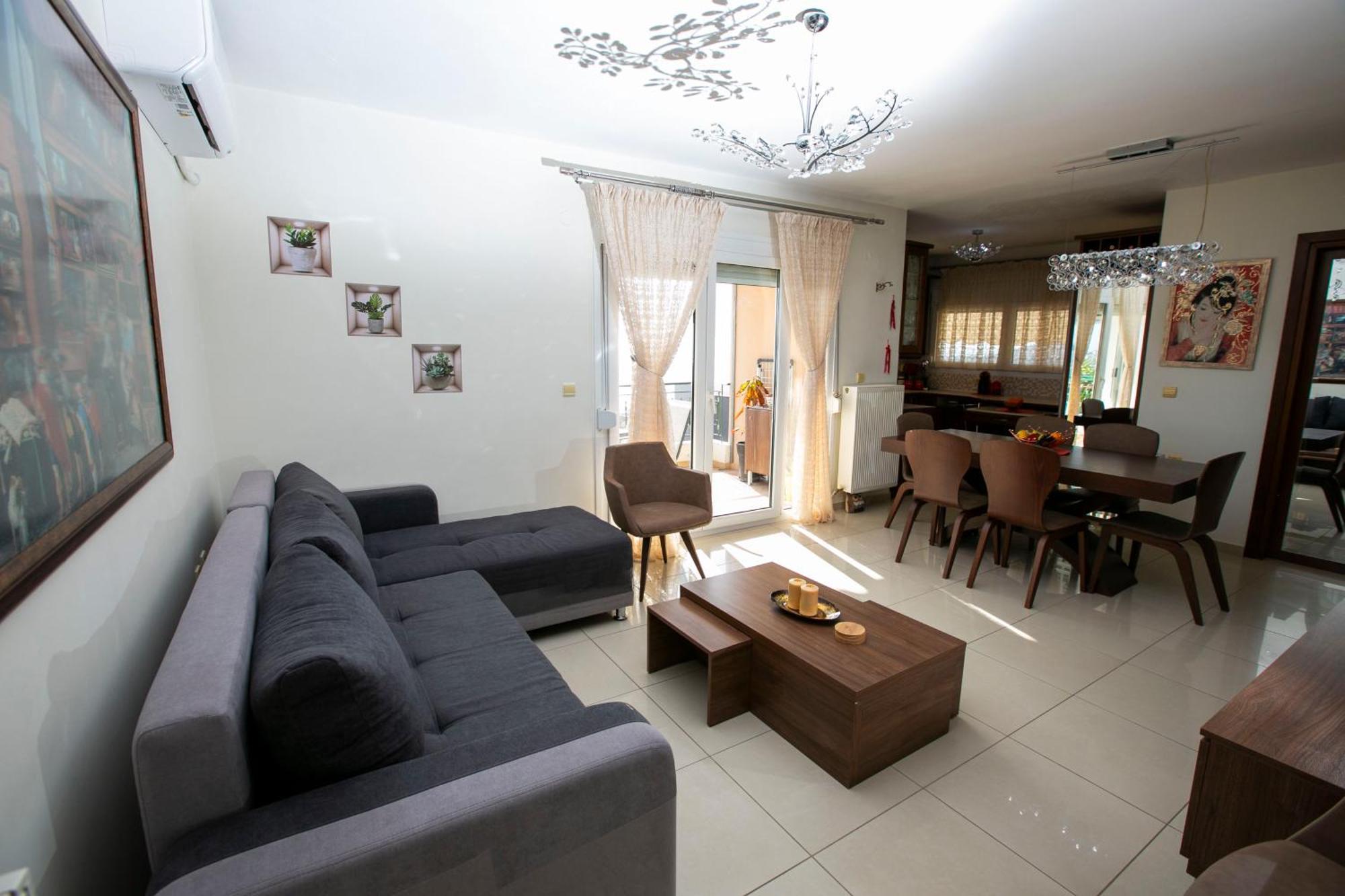 Kathys Sea View Apartment Кавала Экстерьер фото